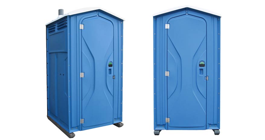 Long-term porta potty units on site in Camp Pendleton, California